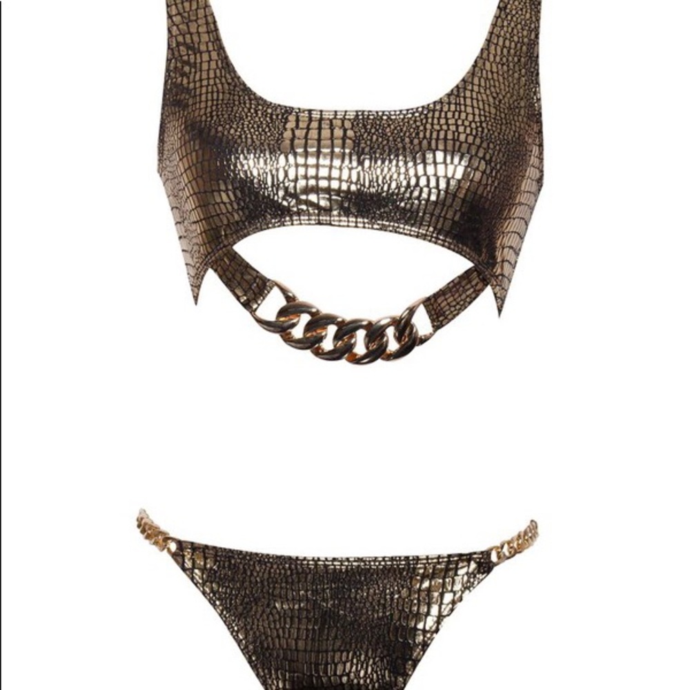 Gold Chain Bikini Set - Picture 4 of 4